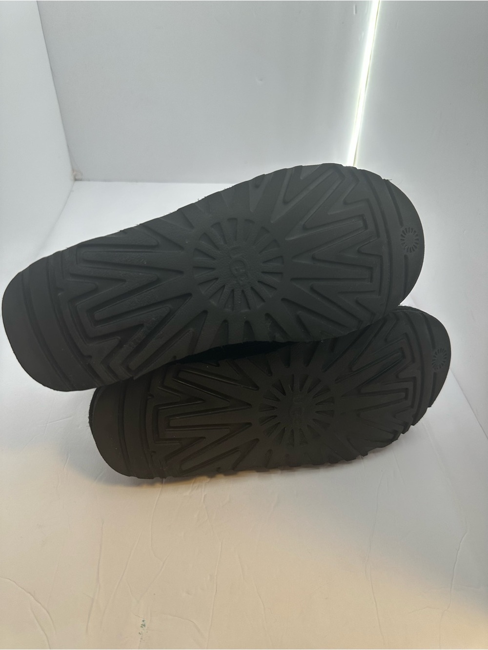Black suede mini boots 🖤 cozy winter essential | worn - Size 8 - Picture 11 of 16
